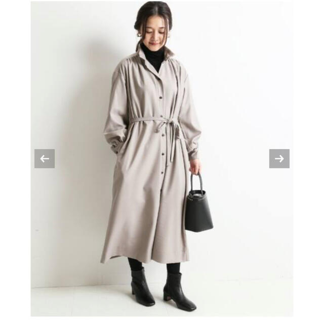 タグ付新品未使用 IENA SLOBE サキソニーシャツワンピース