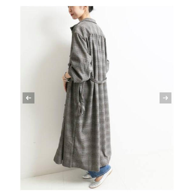 タグ付新品未使用 IENA SLOBE サキソニーシャツワンピース