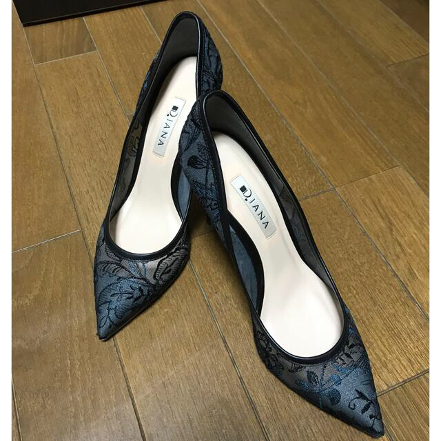 DIANA - DIANA レースパンプス 23.5cm 黒の通販 by ぷぷs shop