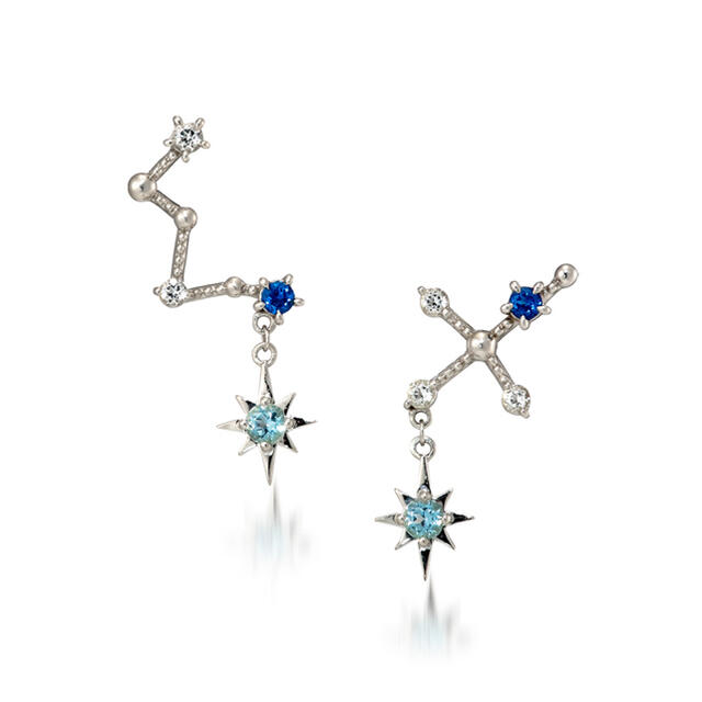 STAR JEWELRY(スタージュエリー)のstar jewelry K10 ピアス CONSTELLATION レディースのアクセサリー(ピアス)の商品写真