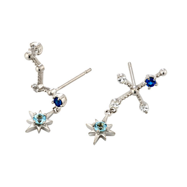 STAR JEWELRY(スタージュエリー)のstar jewelry K10 ピアス CONSTELLATION レディースのアクセサリー(ピアス)の商品写真