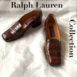 ラルフローレン(Ralph Lauren)の【希少】Ralph Lauren collection パンプス チェック 36(ハイヒール/パンプス)