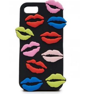 ルルギネス(LULU GUINNESS)のルルギネス箱付　LIP型iPhoneケース　6/7/8(iPhoneケース)