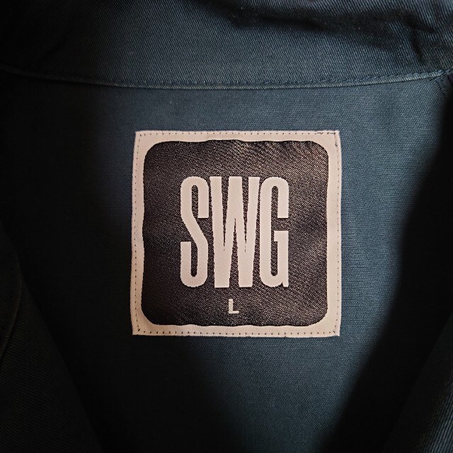 SWAGGER(スワッガー)のSWG swagger ブルゾンジャケット ダークグリーン 刺繍 ロゴ 日本製 メンズのジャケット/アウター(ブルゾン)の商品写真