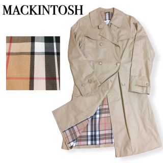 マッキントッシュ(MACKINTOSH)のマッキントッシュ Macintosh トレンチ コート チェック ベルト(トレンチコート)