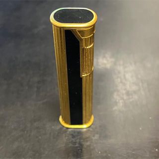 ダンヒル(Dunhill)のdunhill ダンヒル　ライター　ブラック×ゴールド(タバコグッズ)