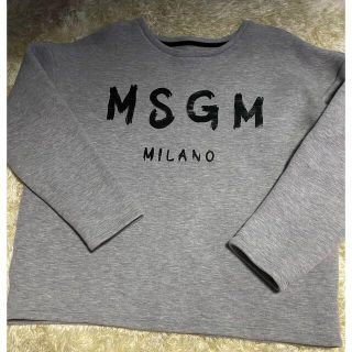 エムエスジイエム(MSGM)のMSGM トレーナー サイズ40 レディース グレー(トレーナー/スウェット)