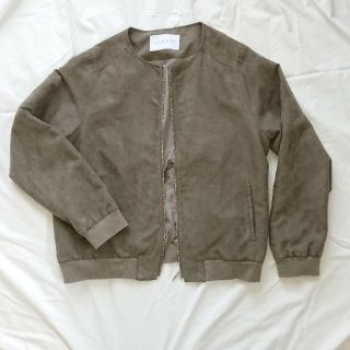 ユナイテッドアローズ(UNITED ARROWS)のユナイテッドアローズ フェイクスウェードジャケット(ノーカラージャケット)