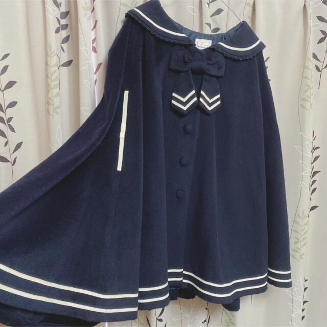 シークレットハニー セーラーカラーポンチョの通販 by a's shop シークレットハニー セーラーカラーポンチョの通販 by a's shop