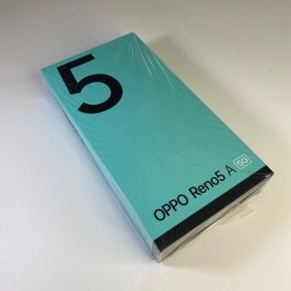 オッポ(OPPO)のOPPO Reno5 A 6GB 128GB （5G対応) アイスブルー(スマートフォン本体)