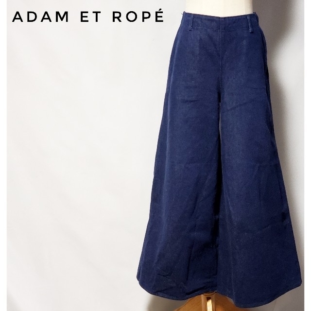 ADAM ET ROPE アダム エ ロペ デニム ワイドパンツ バギーパンツ
