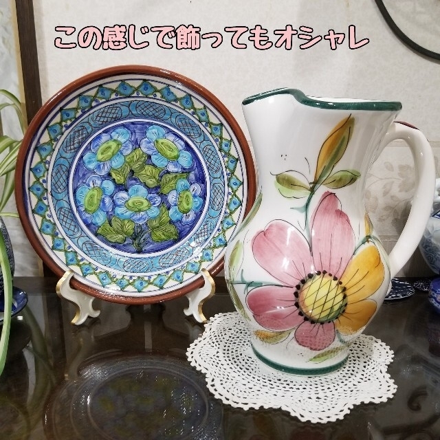 ヨーロッパ伝統鮮やかな色彩のマヨルカ焼き陶器・イタリア ヨーロッパ伝統鮮やかな色彩のマヨルカ焼き陶器・イタリア