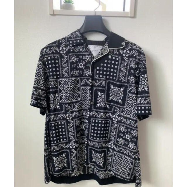 トップスsacai 21ss Archive Print Mix Shirt size1