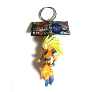 バンプレスト(BANPRESTO)の㉒ドラゴンボール　ハイクオリティキーホルダー　SS3孫悟空(キーホルダー)