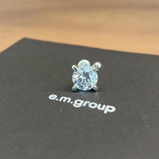 イーエム(e.m.)のe.m. ピアス　ダイアカット　ヘリックス　シルバー(ピアス)