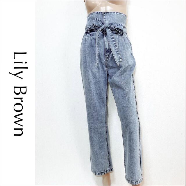 Lily Brown ハイウエスト デニム*エゴイスト ザラ FRAY I.D - デニム