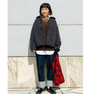 ユニクロ(UNIQLO)のsakura様専用ユニクロ ☆ボアフリースステンカラーショートコート(その他)