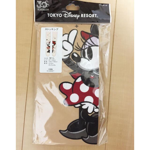 Disney(ディズニー)のプリント ストッキング ミニー レディースのレッグウェア(タイツ/ストッキング)の商品写真