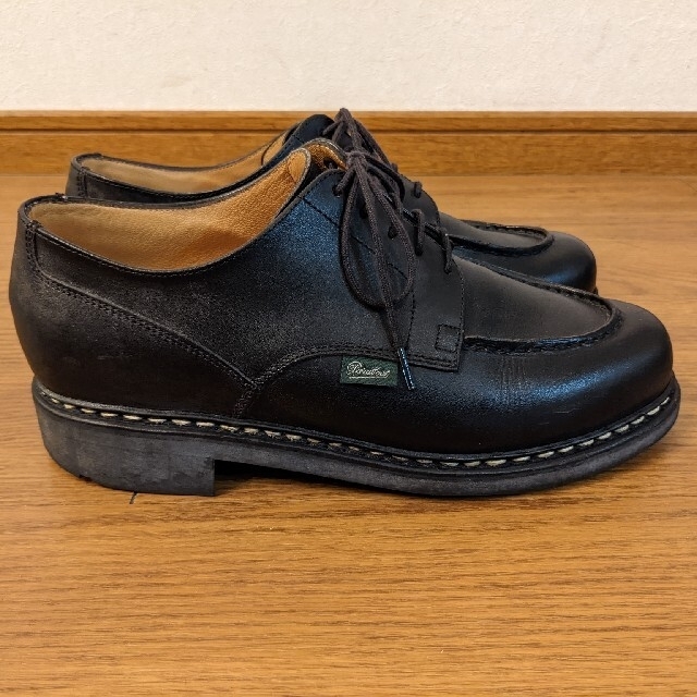 Paraboot(パラブーツ)の【PARABOOT】パラブーツ　シャンボード　ブラック  UK6.5  25㌢ メンズの靴/シューズ(ドレス/ビジネス)の商品写真