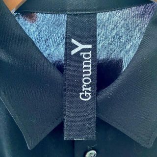 Yohji Yamamoto - Ground Y グラウンドワイ アシンメトリーブラウスの