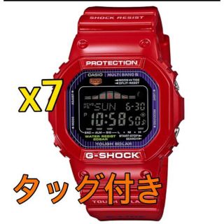 ジーショック(G-SHOCK)の【新品未使用】7個　カシオ G-SHOCK GWX-5600C-4JF (赤)(腕時計(デジタル))