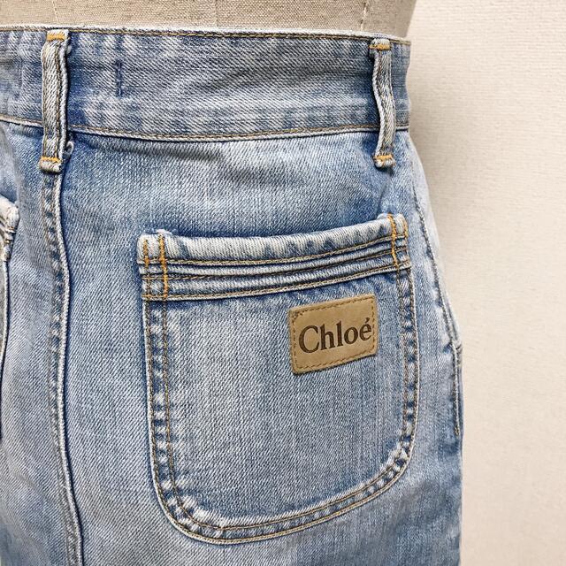 Chloe(クロエ)のChloe クロエ デニムスカート レディースのスカート(ひざ丈スカート)の商品写真