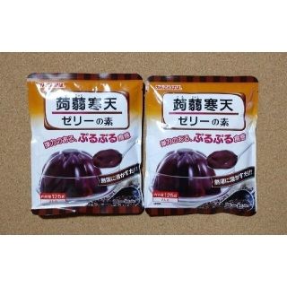 かんてんぱぱ 蒟蒻寒天 ゼリーの素 コーヒーゼリー 2袋(菓子/デザート)