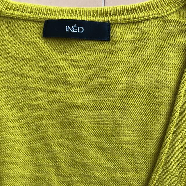 お値下げ INED ウール100% ニット カーディガン美品✨