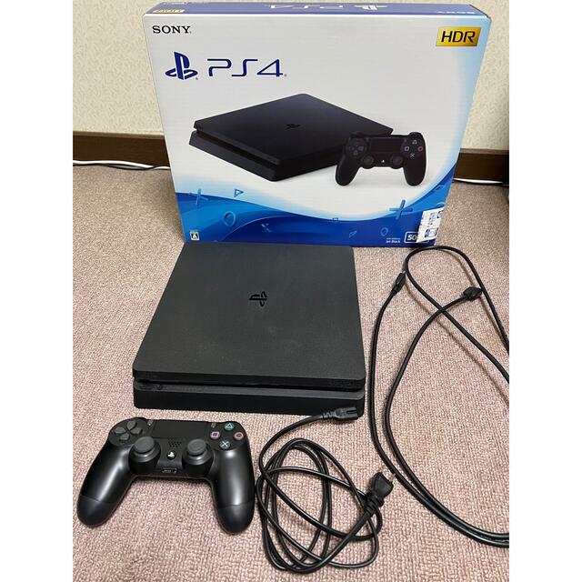 PlayStation4(プレイステーション4)のPlayStation 4 ブラック 500GB CUH-2200AB01 エンタメ/ホビーのゲームソフト/ゲーム機本体(家庭用ゲーム機本体)の商品写真