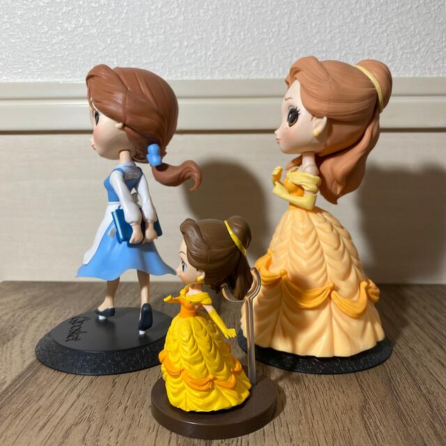 Disney(ディズニー)の【最終値下げ】Qposket  ベル　セット　ディズニー　プリンセス エンタメ/ホビーのおもちゃ/ぬいぐるみ(キャラクターグッズ)の商品写真