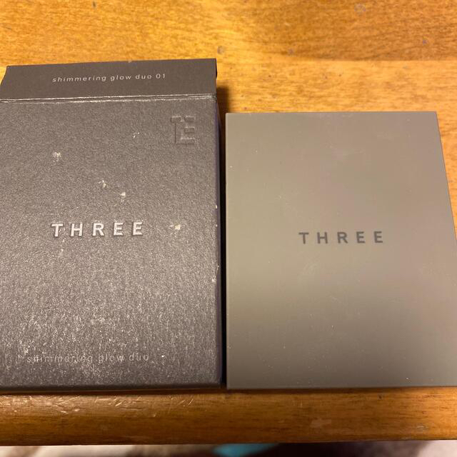 THREE(スリー)のTHREE シマリング　グロー　デュオ　01 コスメ/美容のベースメイク/化粧品(チーク)の商品写真