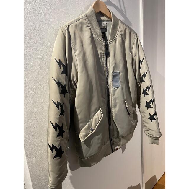 A・BATHING APE／shark bomber jacket