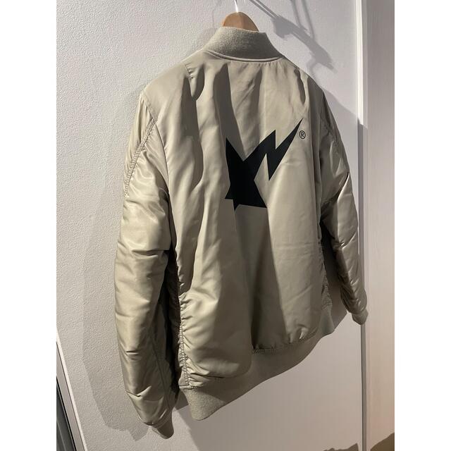 A・BATHING APE／shark bomber jacket