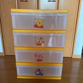ディズニー プーさん ティガー ピグレット チェスト 収納 ラックの通販