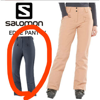 【新品】☆SALOMON：スキー　ウェア　パンツ　EDGE Pants W