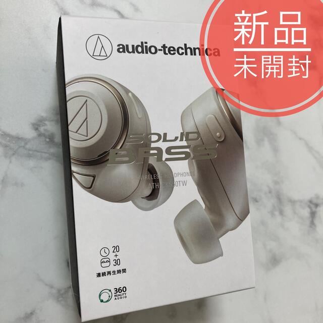 audio-technica(オーディオテクニカ)の【新品】オーディオテクニカ ATH-CKS50TW フルワイヤレスイヤホン スマホ/家電/カメラのオーディオ機器(ヘッドフォン/イヤフォン)の商品写真