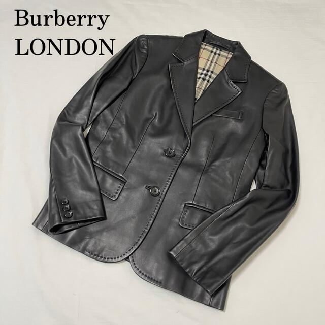 BURBERRY   美品バーバリーロンドン レザージャケット ラムレザー