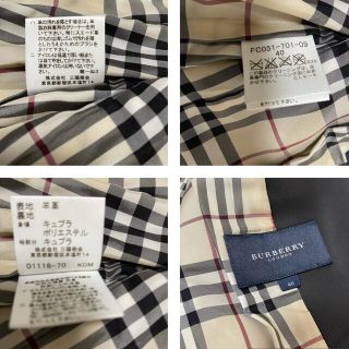 BURBERRY   美品バーバリーロンドン レザージャケット