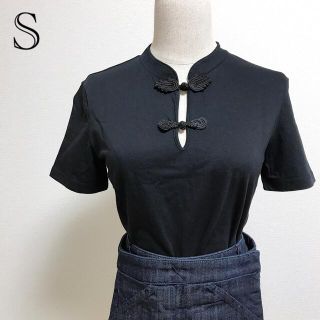 ザラ(ZARA)のZARA WOMAN ザラ チャイナ風トップス(シャツ/ブラウス(半袖/袖なし))