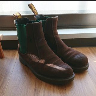 ドクターマーチン(Dr.Martens)の激レア!!　Dr.Martens　サイドゴアブーツ　ブラウン×グリーン(ブーツ)