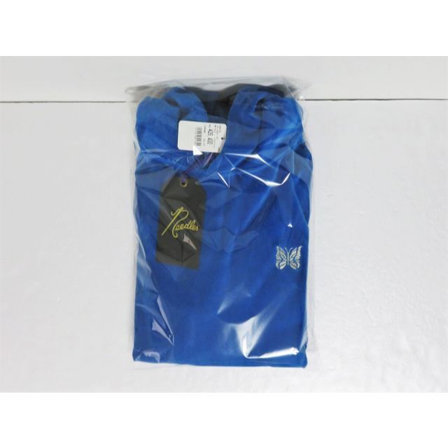 Needles(ニードルス)のNEEDLES Track Hoody C/Pe Velour M BLUE  メンズのトップス(パーカー)の商品写真