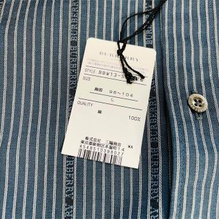 BURBERRY - 美品 未使用品 タグ付き バーバリーロンドン 長袖シャツ