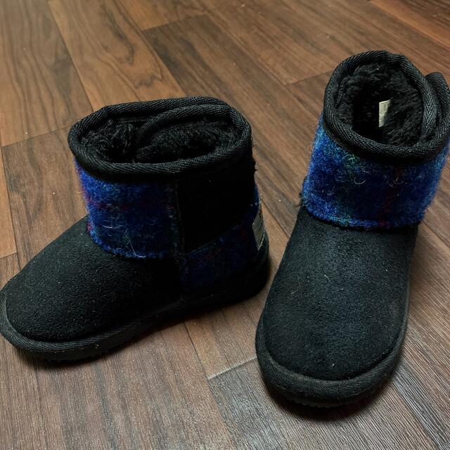 正規品 ハリスツイード❣️15センチ❣️ムートンブーツ❣️