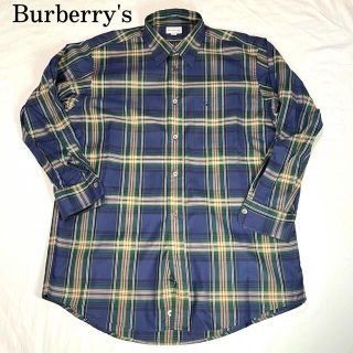 バーバリー(BURBERRY) シャツ(メンズ)（グリーン・カーキ/緑色系