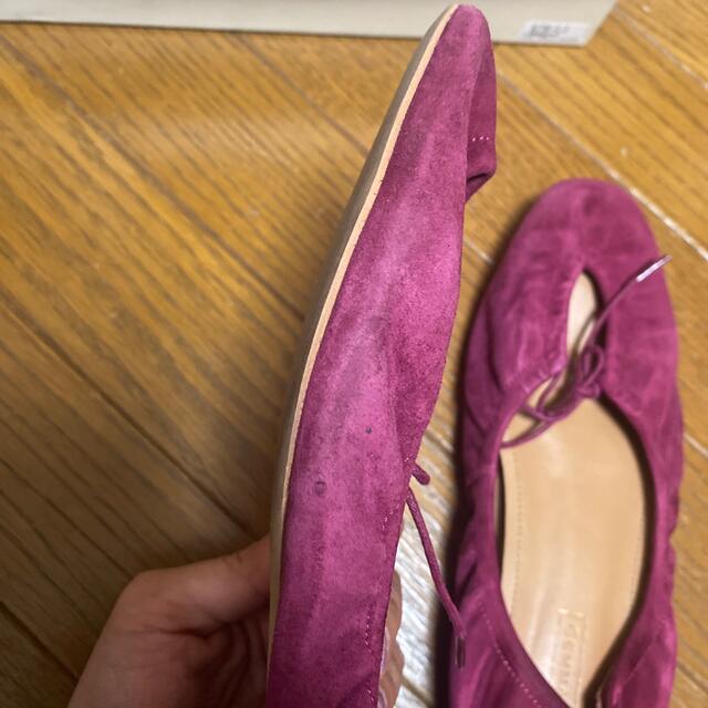 DIANA(ダイアナ)のダニエラアンドジェマ　スクエアトゥギャザーバレエシューズ レディースの靴/シューズ(バレエシューズ)の商品写真