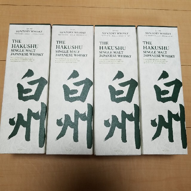 白州ノンヴィンテージ　化粧箱付き！700ml×4本セット酒