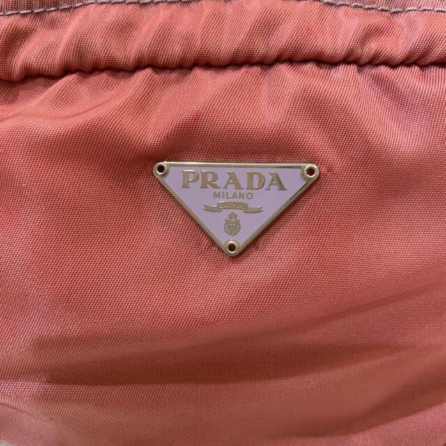 PRADA(プラダ)のプラダ　ポーチ　くすみピンク レディースのファッション小物(ポーチ)の商品写真