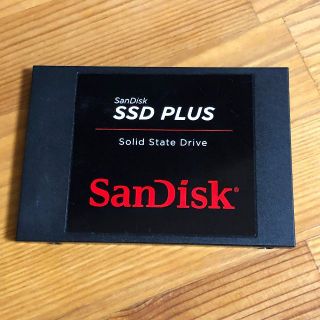 サンディスク(SanDisk)のSanDisk SSD Plus 240GB SDSSDA-240G(PCパーツ)