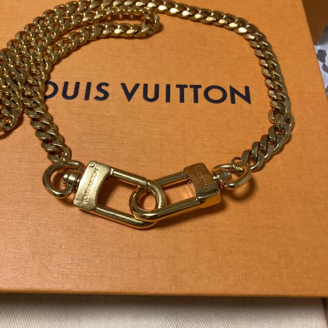 LOUIS VUITTON(ルイヴィトン)のルイヴィトン　ダブルフック　ネックレスチェーンと附属品付き美品 メンズのアクセサリー(ネックレス)の商品写真