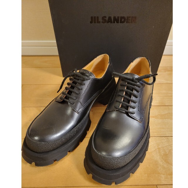 定番キャンバス JIL SANDER - レザー ダービーシューズ 42 tdh